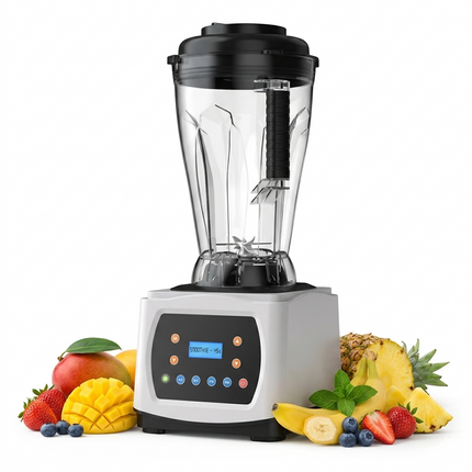 Commercial High-Speed Blender 3.5L 2200W with 8 Stainless Steel Blades