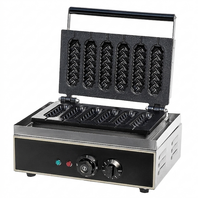 Electric Waffle Stick Maker 1500W Non-Stick Stainless Steel Waffle Baker