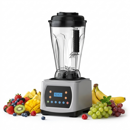 Commercial High-Speed Blender 3.5L 2200W with 8 Stainless Steel Blades