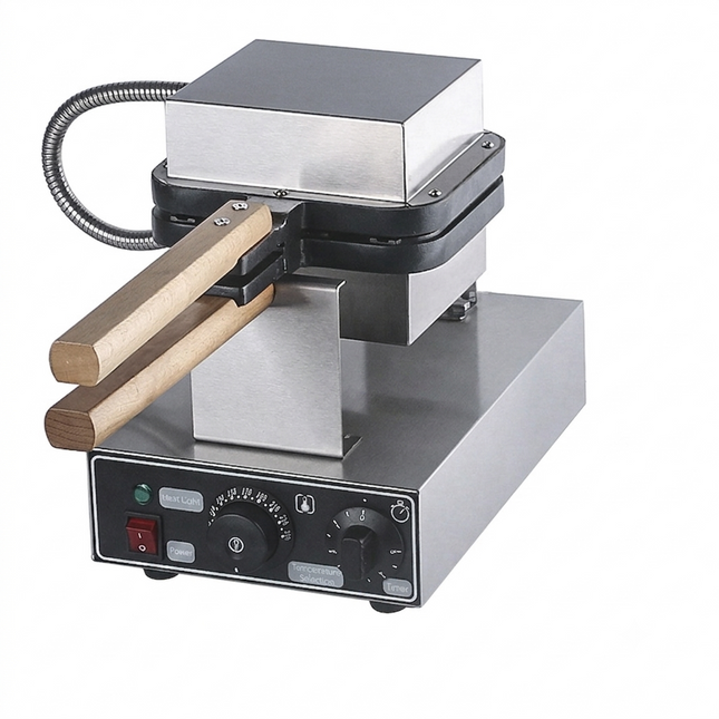 Electric Waffle Stick Maker 1340W Non-Stick Stainless Steel Commercial Waffle Baker