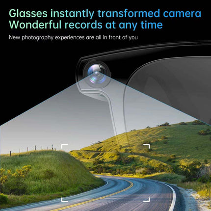Smart AI Camera Glasses with 8MP HD Camera, 1080P Video, Bluetooth Audio & Real-Time Translation