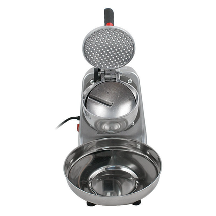 Professional Electric Ice Shaving Machine 350W, Heavy-Duty Aluminum Cutter, Space-Saving Design