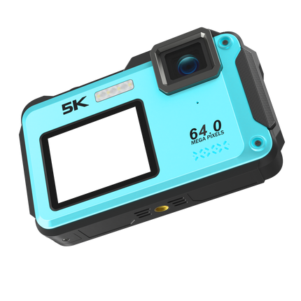 5K Digital Camera with Dual IPS Screens, Autofocus, Time-Lapse and Slow Motion
