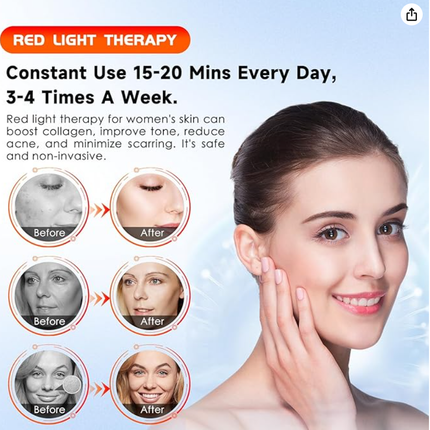 Large LED Panel 660nm Red Light + 850nm Near-Infrared for Wellness and Spa Use