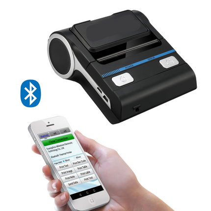 Wireless Bluetooth Thermal Receipt Printer 80mm (90mm/s) USB + Type-C