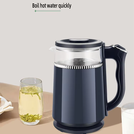 1500W 2.0L Fast Boil Cordless Electric Kettle Portable Dark Blue 220V