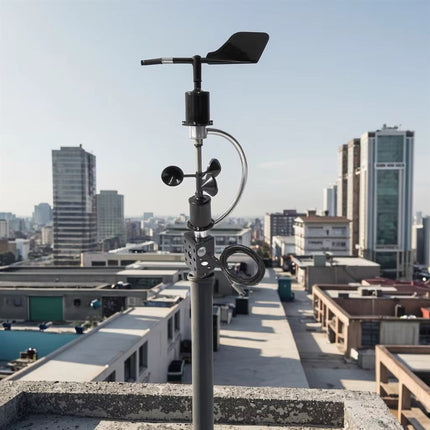 Portable Digital Weather Station with Indoor Outdoor Temperature & Humidity Monitor