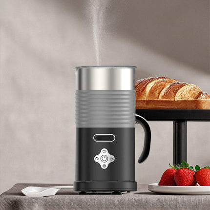 Stainless Steel Electric Milk Frother, Automatic Hot & Cold Foam Machine (Cappuccino/Latte)