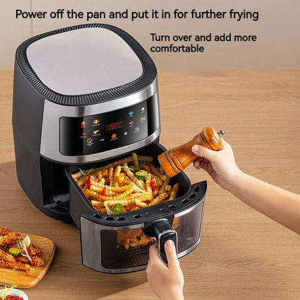 8L Air Fryer with 1700W Power for Crispy, Low-Oil Cooking