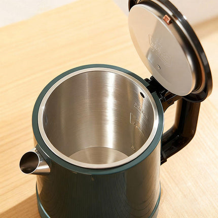 Portable 1.8L Electric Kettle 1500W Rapid Heating Cordless Design Green