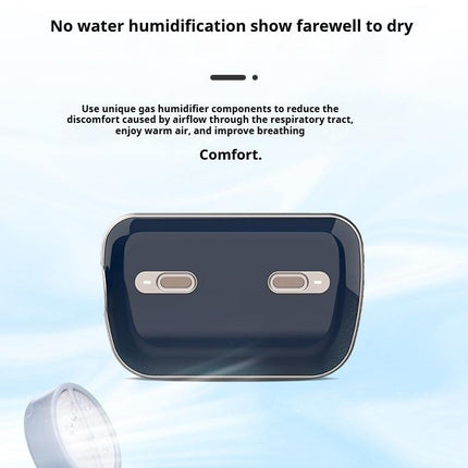 Compact Rechargeable Airflow Assist Device Portable Single Level Breathing Support Personal Use