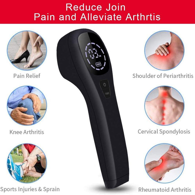 Portable Red Light Laser Relaxation Device 808nm for Joint Muscle and Wound Comfort Relief