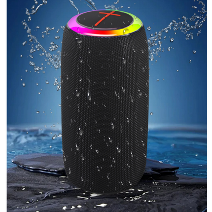 Rechargeable Bluetooth Speaker with Dual Speakers, 1500mAh Battery, FM Radio, USB & TF Music Playback