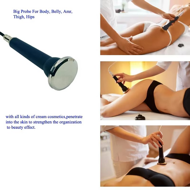 Professional 3MHz Ultrasonic Skin Firming Device with Triple Probes for Face & Body