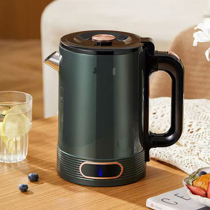 Portable 1.8L Electric Kettle 1500W Rapid Heating Cordless Design Green