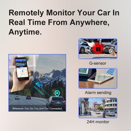 10 Inch Android Touchscreen Dash Camera with Dual Cameras, Wi-Fi, Bluetooth & 32GB Storage