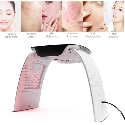 Advanced LED Facial Care Device with Cooling Mist for Deep Skin Refresh