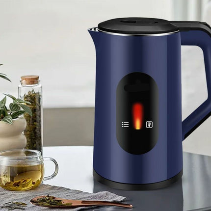Large Capacity 2.2L Electric Kettle 1500W Fast Heating Insulated Water Boiler