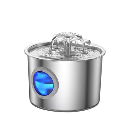 2.2L Pet Water Fountain with Automatic Cycle and Silent Adjustable Pump