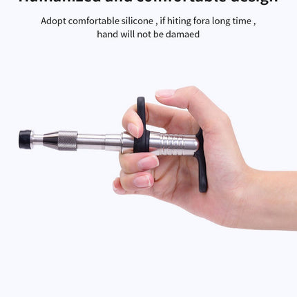 Compact Manual Hand Press Tool Single-Head 80–280N Adjustable Force Silver