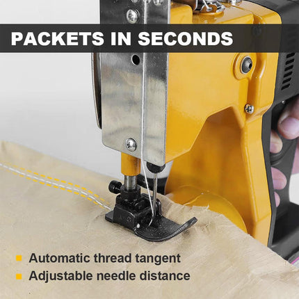 Portable Battery-Powered Industrial Bag Closer with 800W Motor
