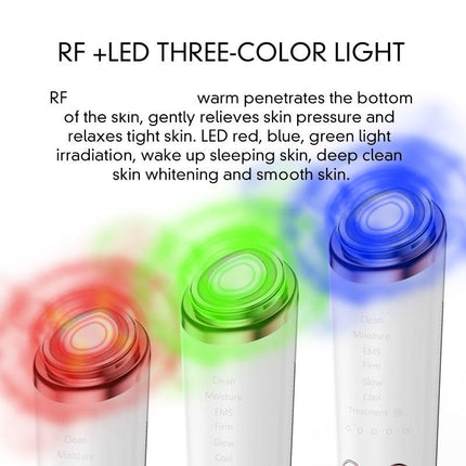 Microcurrent Facial Lifting Device 3-Color LED for Skin Firming Rejuvenation