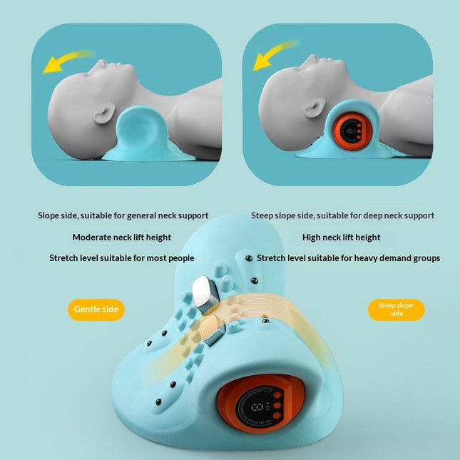 Cervical Pillow and Neck Massager with Heat and Vibration Relaxation