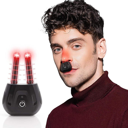 Compact USB Laser Relaxation Device for Nasal Sootheth and Allergy Support Black