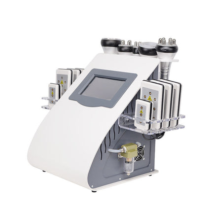 6 in 1 Cavitation RF Body Contouring Machine with Vacuum and Lipo Laser for Home Salon Use