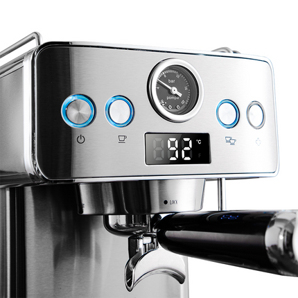 20 Bar Espresso Coffee Maker with Milk Frother, 1.5L 1150W