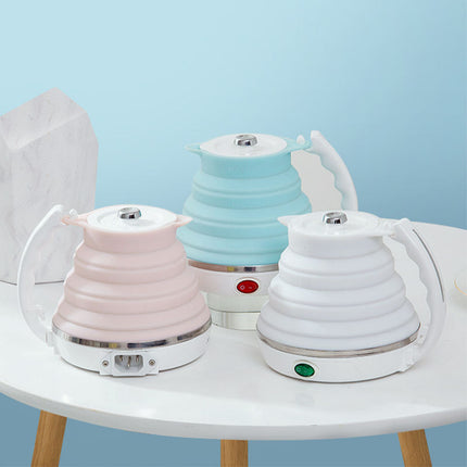 Portable Foldable Silicone Electric Travel Kettle with Constant Temperature & Auto Shut-Off