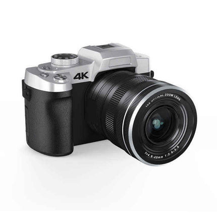 4K Digital Camera with 10X Optical Zoom, 75MP, WiFi, Touch Screen & LED Fill Light