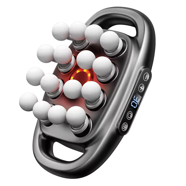 Cordless Rechargeable Massage Gun with 16 Heads and 30 Speed Levels