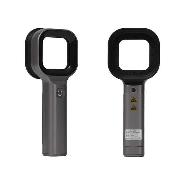 Portable LED Wood Lamp Examination Light with 2x Magnifying Lens, Rechargeable Handheld Design
