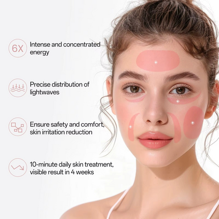 Wireless LED Light Relaxation Face Mask for Firming and Radiant Skin Care