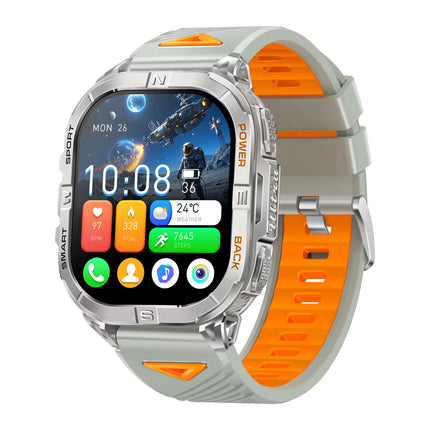 Rechargeable Smart Fitness Watch with Compass, AMOLED Display and 14 Sport Modes