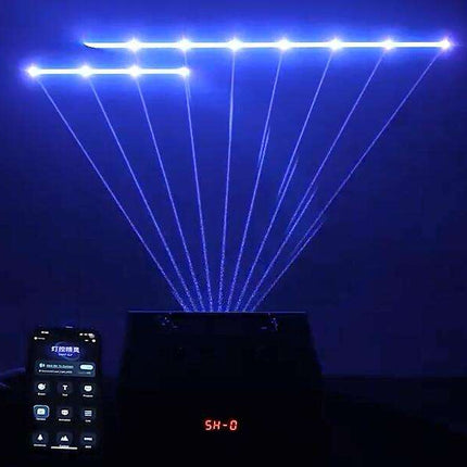 Smart RGB Animation Laser Light Projector with App Control for Events & Decorations – Black