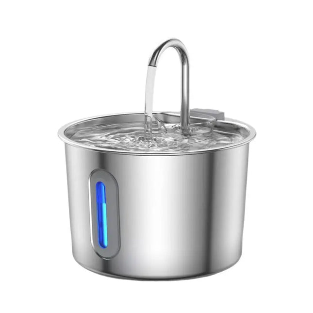 2.2L Automatic Pet Water Fountain with Silent 5V Pump and Multi-Stage Filtration