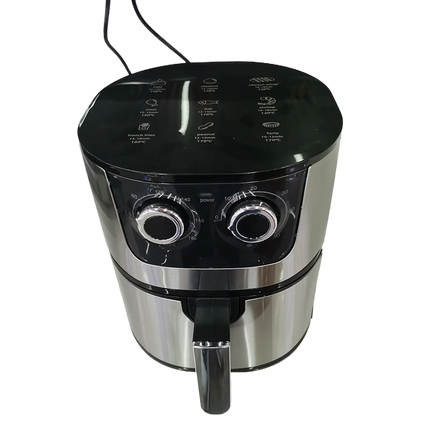 7L Large Capacity Air Fryer Oven with 1250W Rapid Heat, 80-200°C Adjustable Temp & 60min Timer