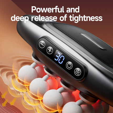 Cordless Deep Tissue Massage Gun – 16 Interchangeable Heads, USB Rechargeable, 2000mAh Battery
