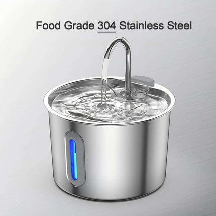 2.2L Automatic Pet Water Fountain with Silent 5V Pump and Multi-Stage Filtration