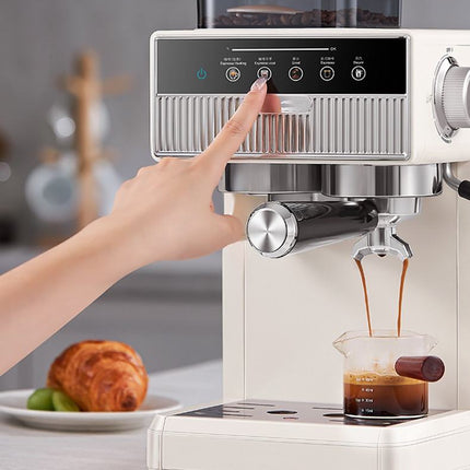 1350W Espresso Coffee Machine with 20 Bar Pressure and 2.7L Removable Water Tank