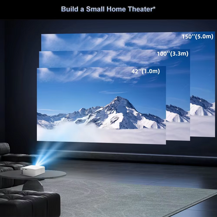 1080p Home Cinema Projector with Android 9.0 & Electric Focus