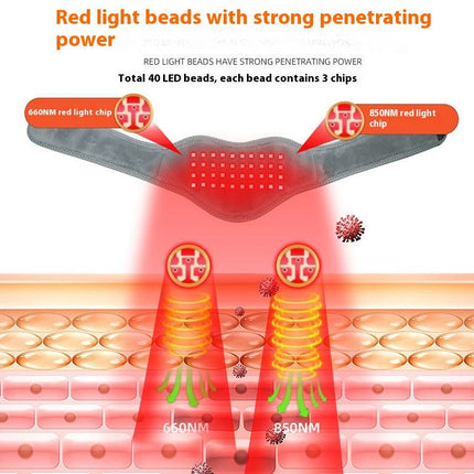 Heated Red Light Neck Relaxation Wrap – Electric Muscle Relaxation & Circulation Booster
