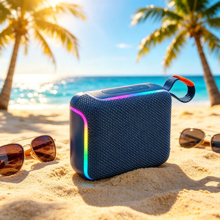 5W Portable Bluetooth Speaker with USB, TF Card, FM , AUX & Hands-Free Calling