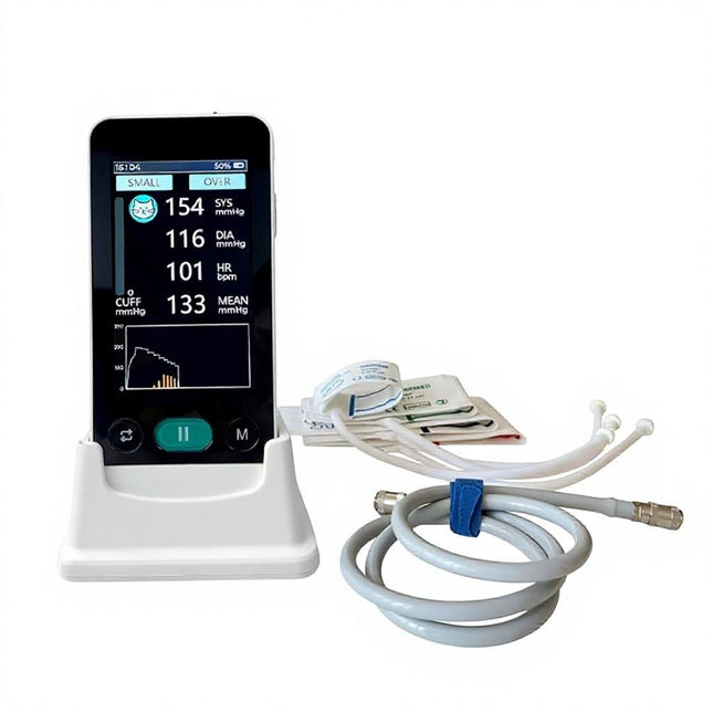 Portable Veterinary Blood Pressure Monitor with NIBP Function, Rechargeable Digital Animal BP Monitor