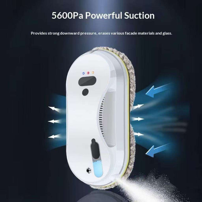 5600Pa Electric Window Cleaning Robot with Auto Spray & Remote Control
