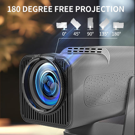 Smart Home Projector with Android 11, WiFi 6 & Integrated Bluetooth 5.0