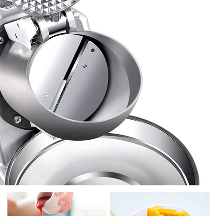 High-Speed Electric Ice Crusher 350W Durable Aluminum Blade Compact Countertop Design