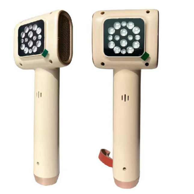 Portable LED Red, Blue & Infrared Light Therapy Device with Rechargeable Battery for Skin Care & Recovery